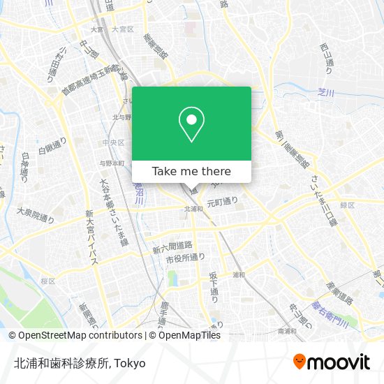 北浦和歯科診療所 map