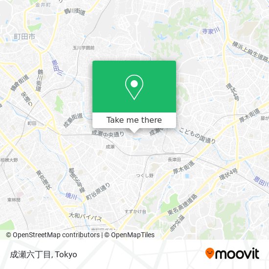 成瀬六丁目 map