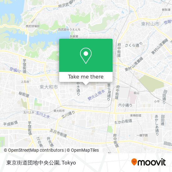 東京街道団地中央公園 map