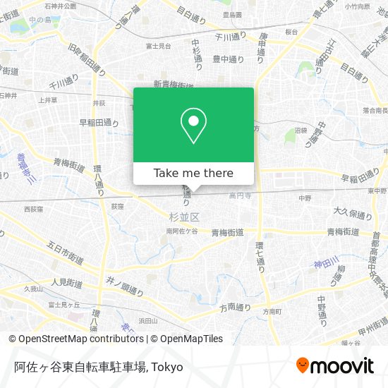 阿佐ヶ谷東自転車駐車場 map