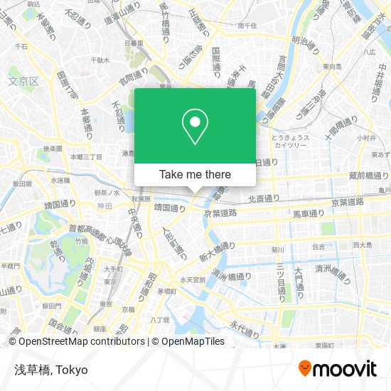 浅草橋 map