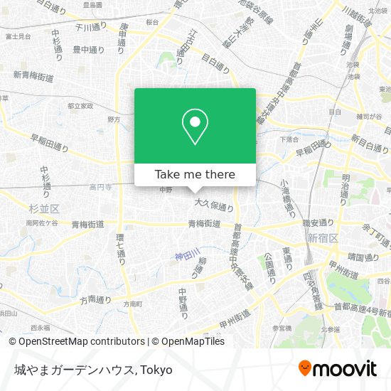 城やまガーデンハウス map