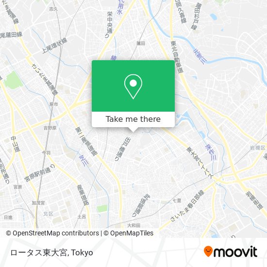 ロータス東大宮 map