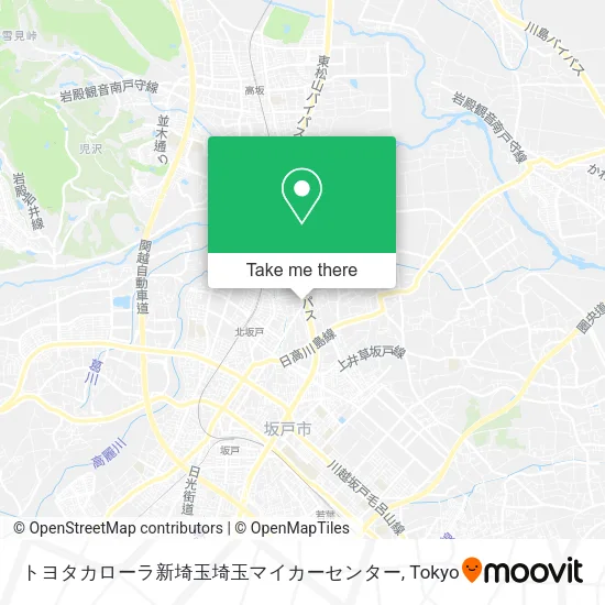 トヨタカローラ新埼玉埼玉マイカーセンター map