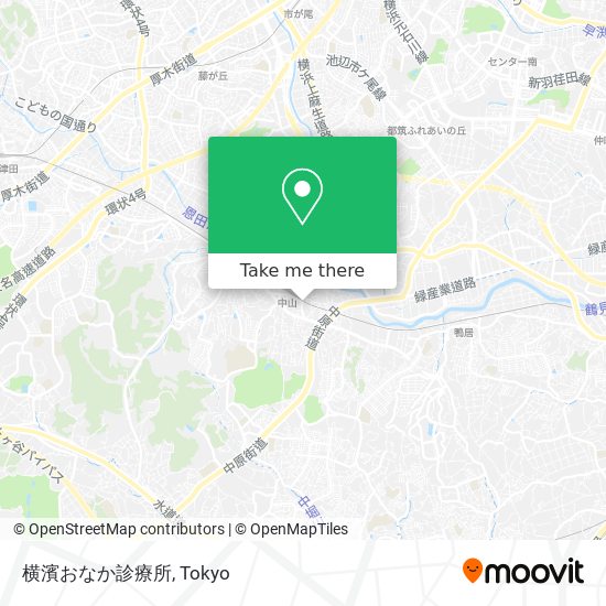 横濱おなか診療所 map