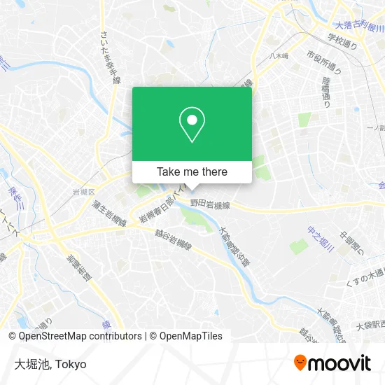 大堀池 map