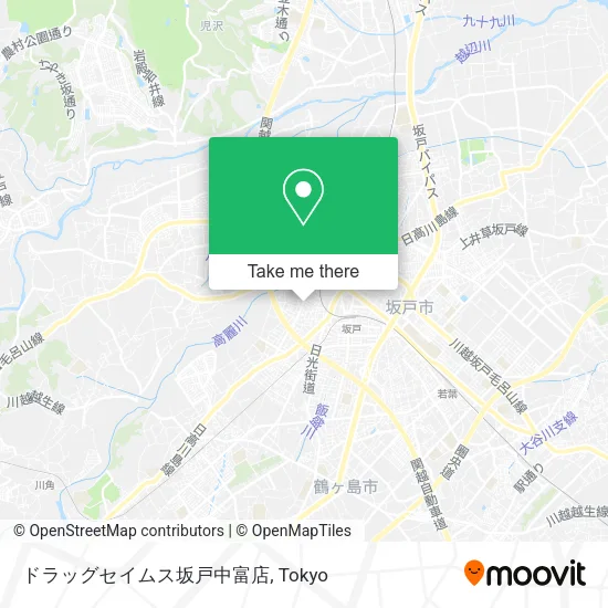 ドラッグセイムス坂戸中富店 map