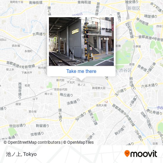池ノ上 map