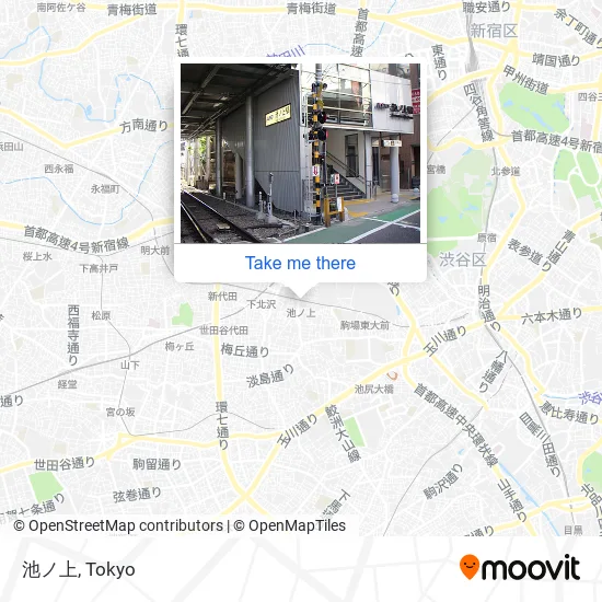 池ノ上 map