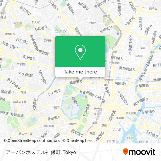 アーバンホステル神保町 map