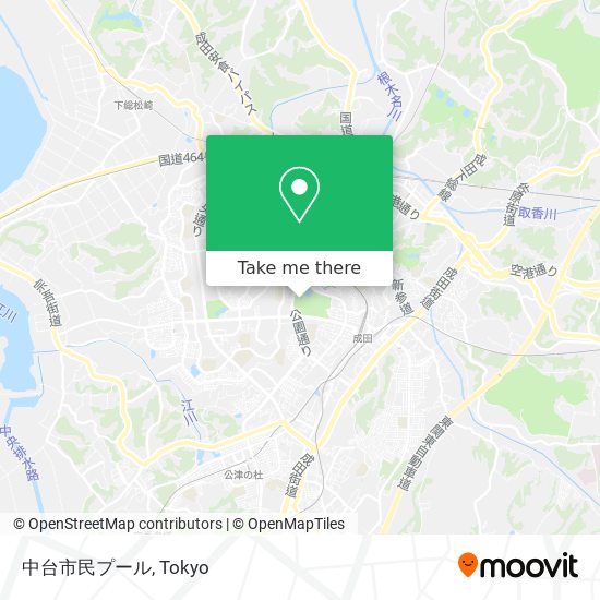 中台市民プール map