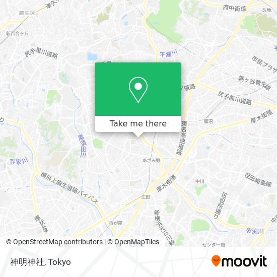 神明神社 map