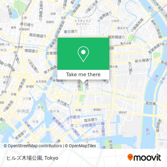 ヒルズ木場公園 map