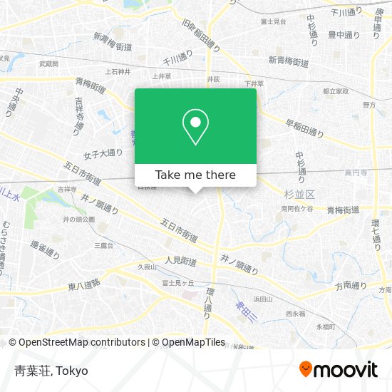 靑葉荘 map