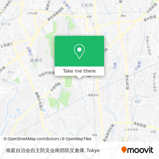 南庭自治会自主防災会南部防災倉庫 map