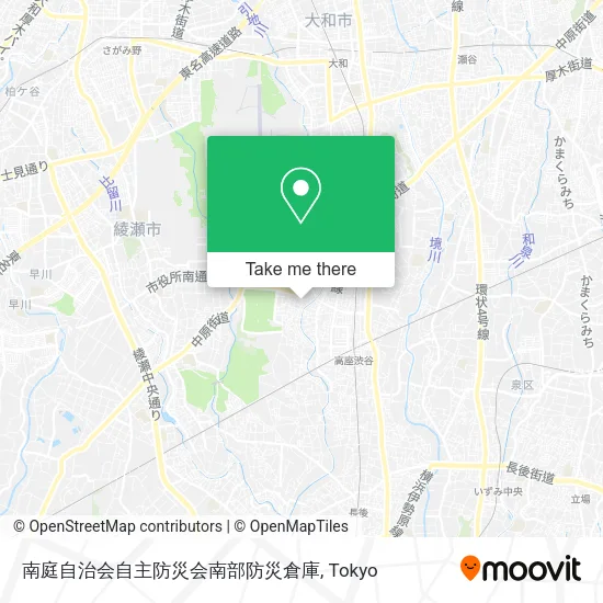 南庭自治会自主防災会南部防災倉庫 map