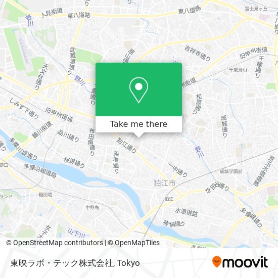 東映ラボ・テック株式会社 map