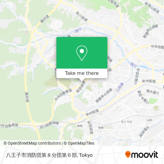八王子市消防団第８分団第６部 map