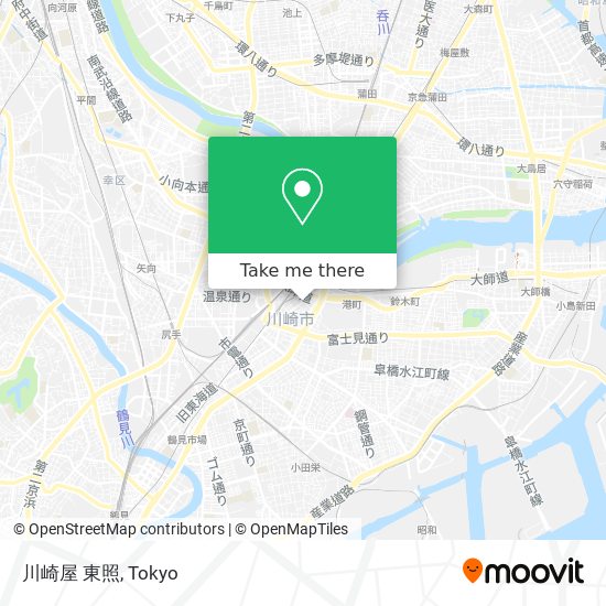 川崎屋 東照 map