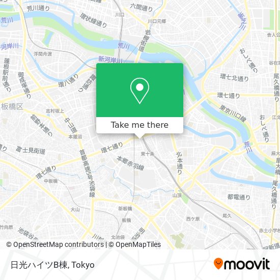 日光ハイツB棟 map