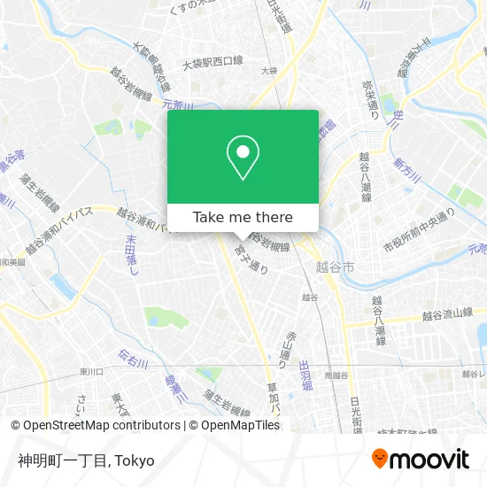 Shinmei-cho 1-chome map