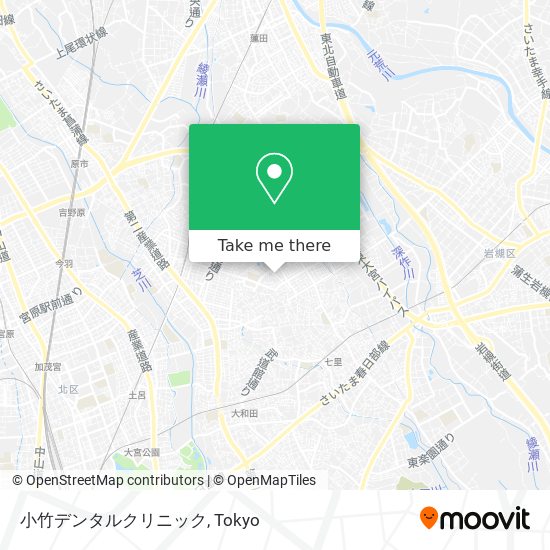 小竹デンタルクリニック map