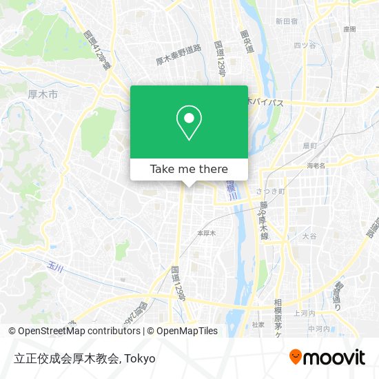 立正佼成会厚木教会 map