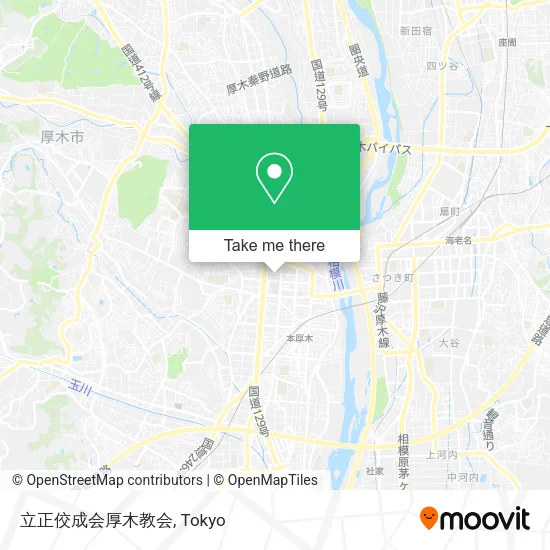 立正佼成会厚木教会 map