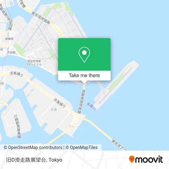 旧D滑走路展望台 map
