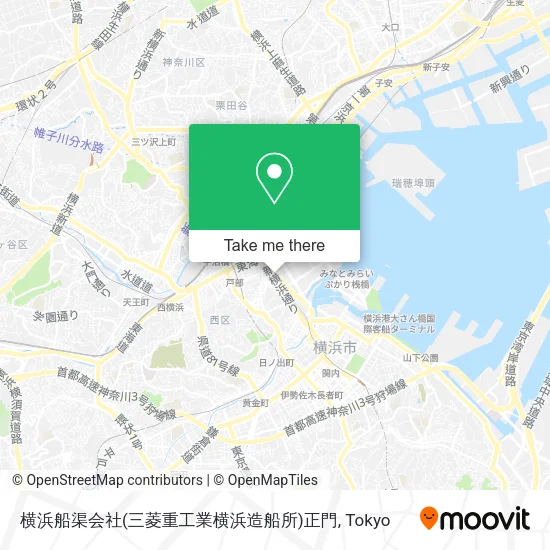 横浜船渠会社(三菱重工業横浜造船所)正門 map