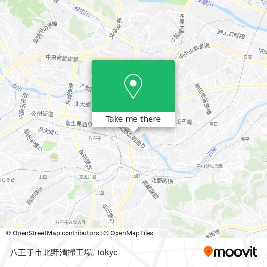 八王子市北野清掃工場 map