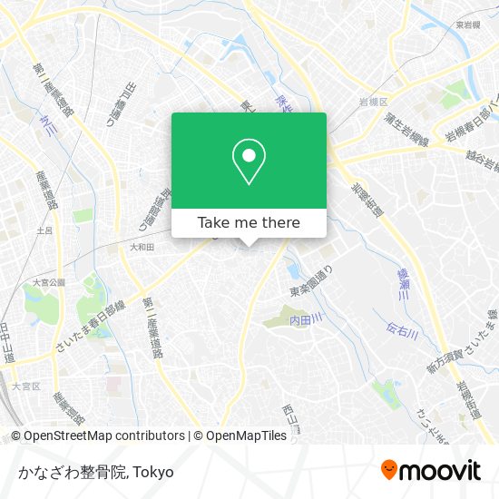 かなざわ整骨院 map