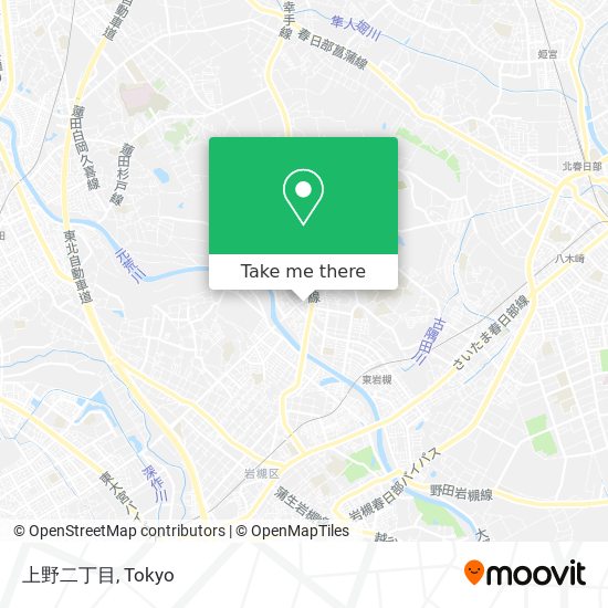 上野二丁目 map