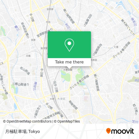 月極駐車場 map