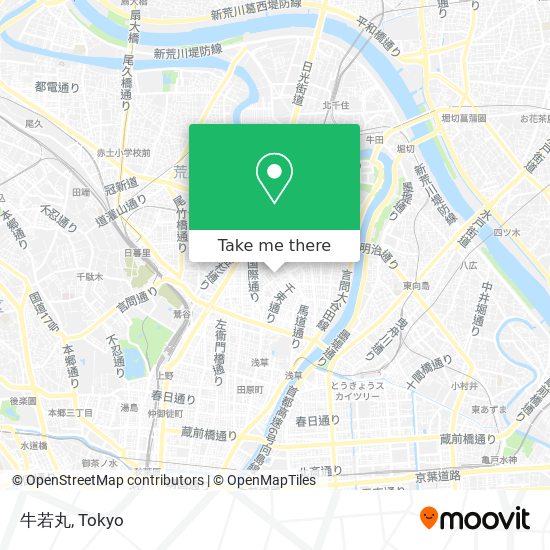 牛若丸 map