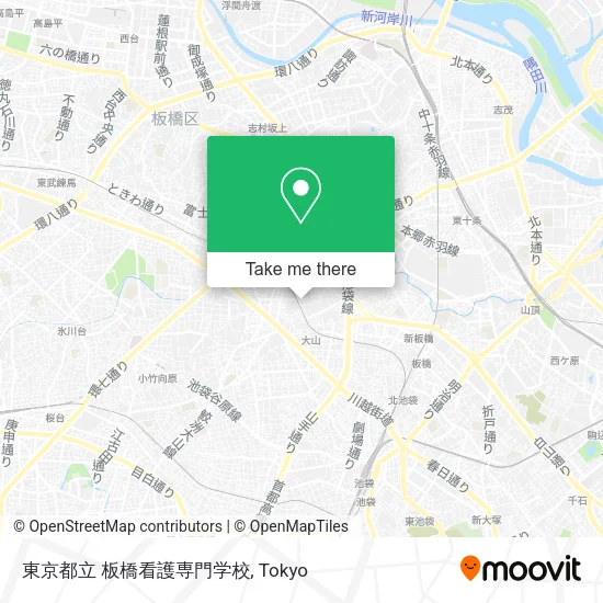 東京都立 板橋看護専門学校 map