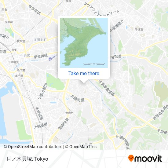月ノ木貝塚 map