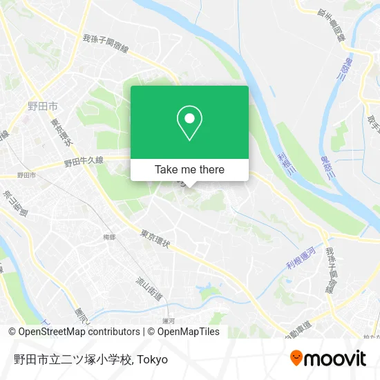 野田市立二ツ塚小学校 map