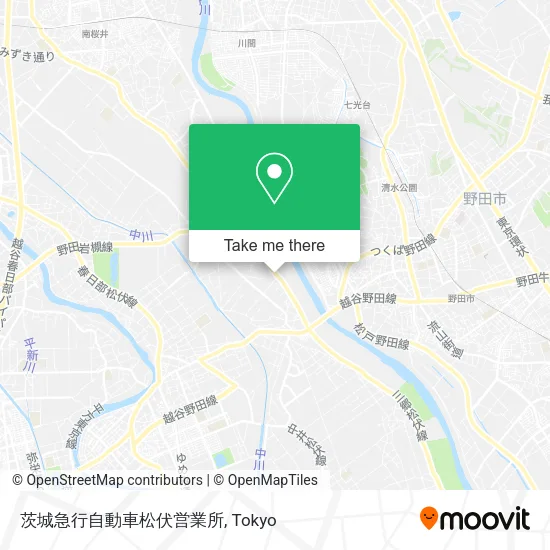 茨城急行自動車松伏営業所 map