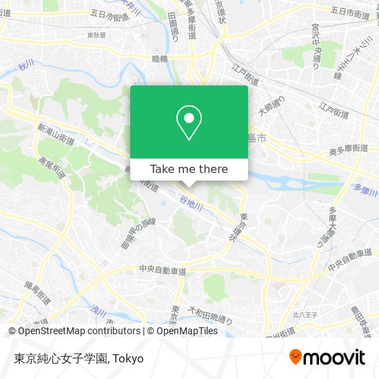 東京純心女子学園 map