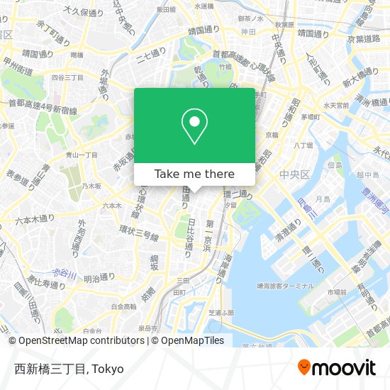 西新橋三丁目 map