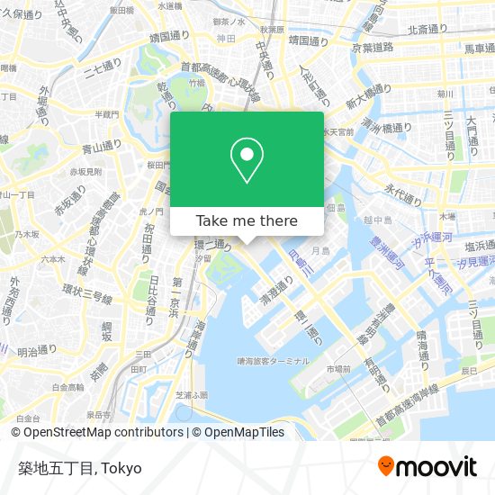 築地五丁目 map
