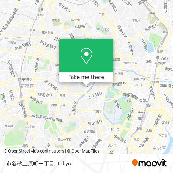 市谷砂土原町一丁目 map