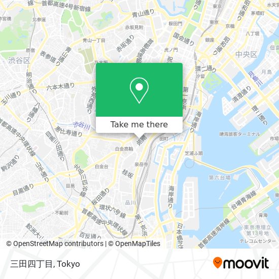 三田四丁目 map