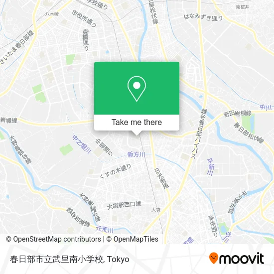春日部市立武里南小学校 map