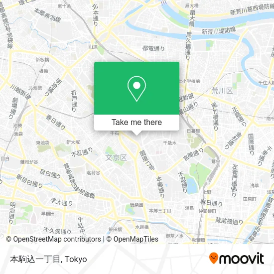 本駒込一丁目 map