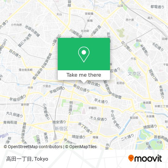 高田一丁目 map