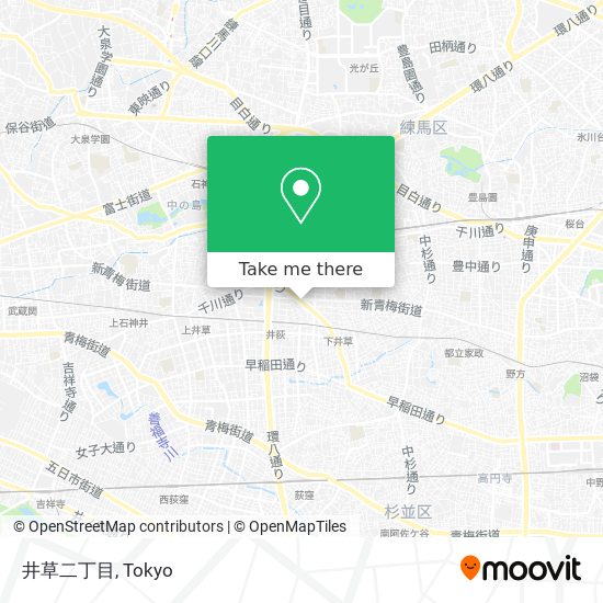 井草二丁目 map