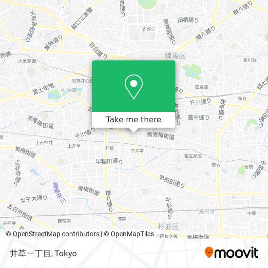 井草一丁目 map