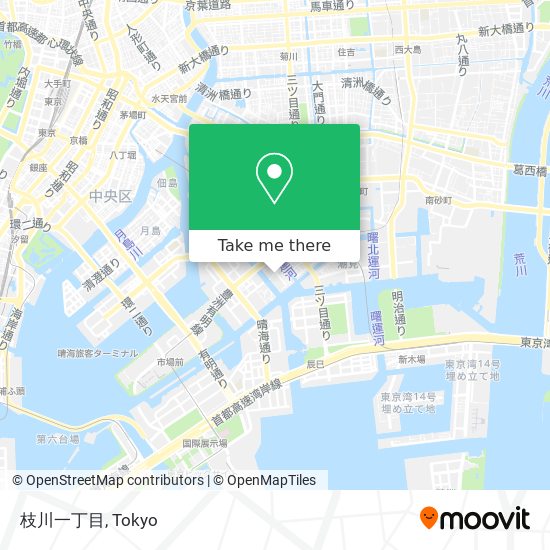 枝川一丁目 map